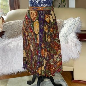 ✨Emanuel Ungaro parallel red label pleated skirt ✨